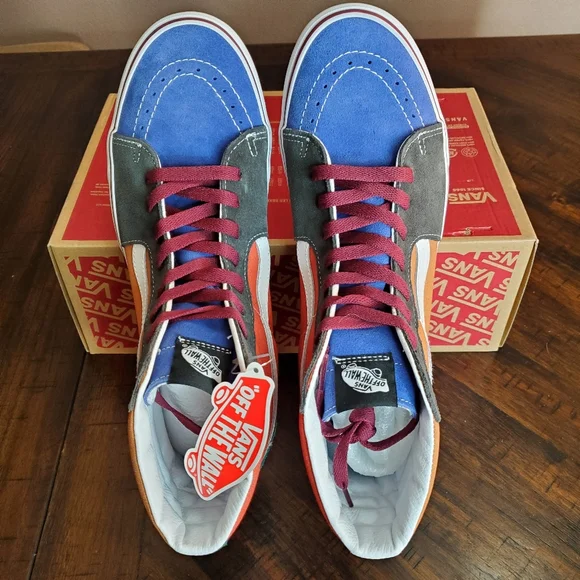 Vans Sk8-Hi Color Mix Multi Men Size 11.5, Women Size 13